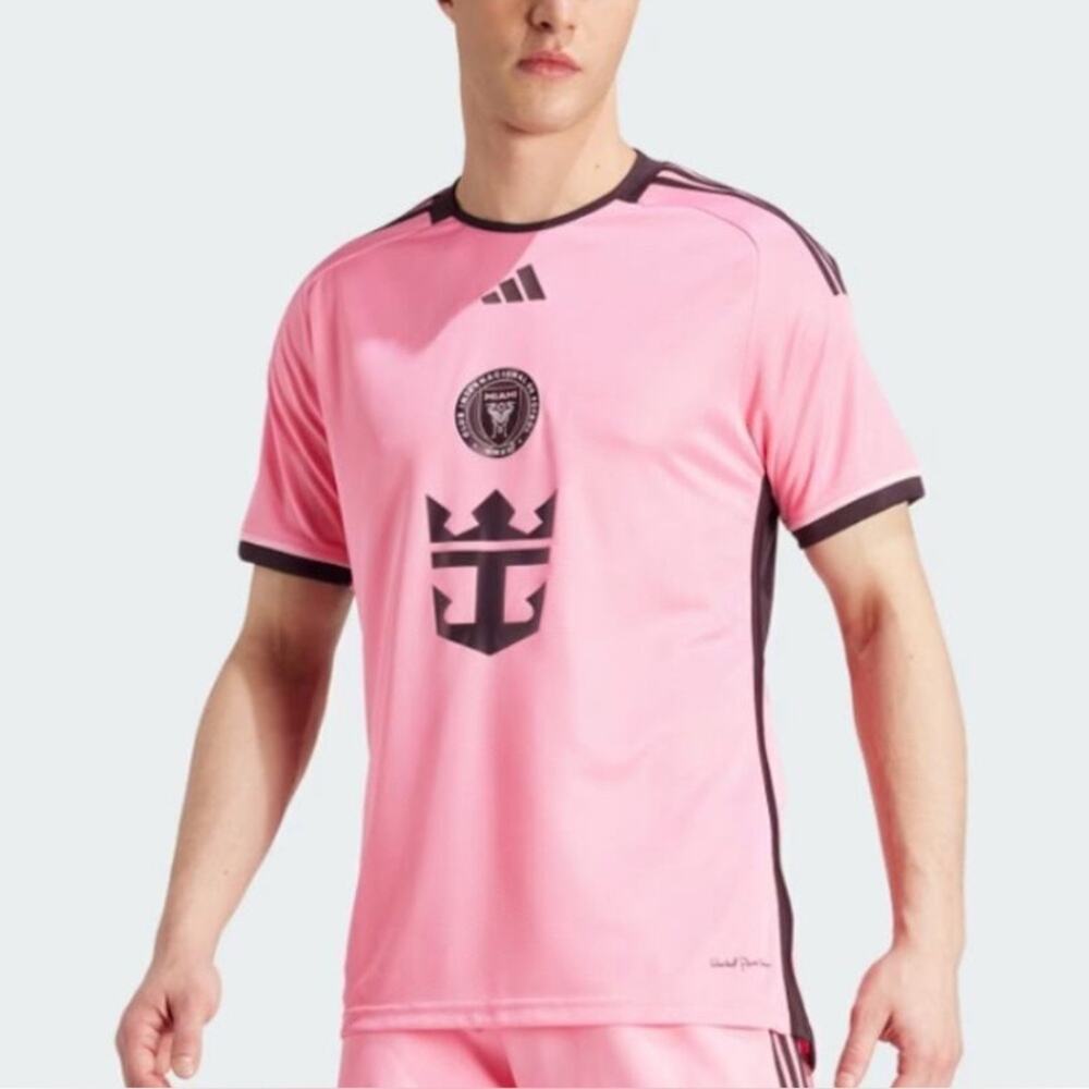 Adidas Lionel Messi Inter Miami FC Pink and Black Slim Fit Jersey Authentic - Picture 1 of 9